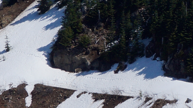 Steep traverse