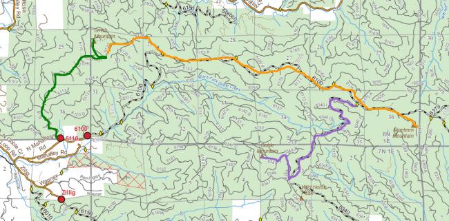 Gate Access and Weyerhaeuser Roads