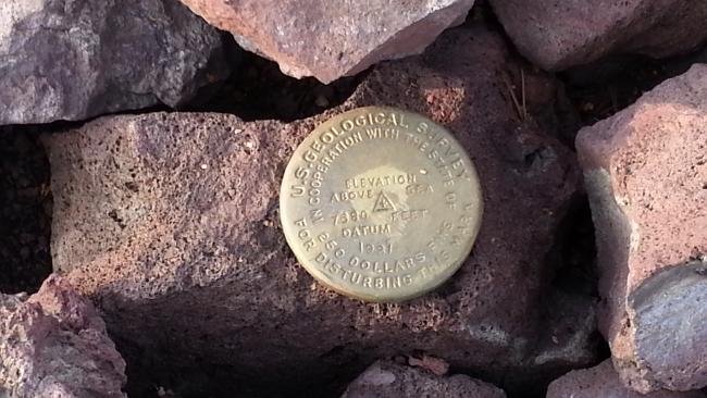 Summit Monument of North Paulina Peak