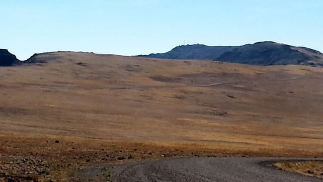 Steens Summit - antennas visible