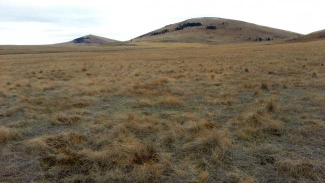 Findley Buttes from the north - East and West 