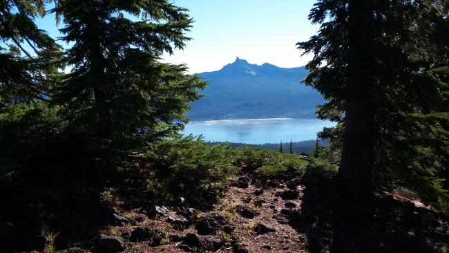 Photogenic Mount Thielsen along the Mount Bailey trail