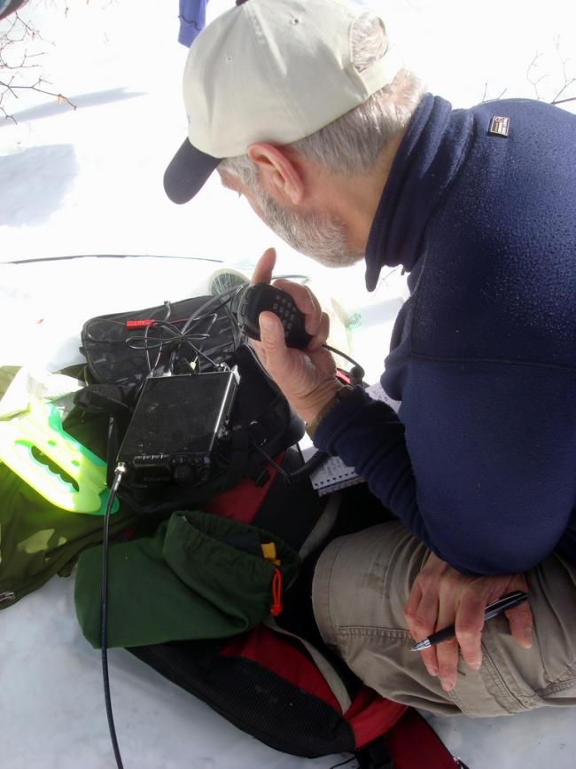 Operating position at the summit