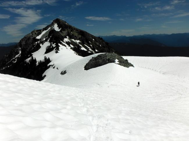 Stevens Peak from the Boundary/Stevens Saddle