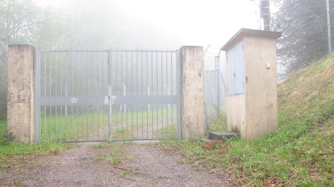 Gate at Summit for TV Transmitter