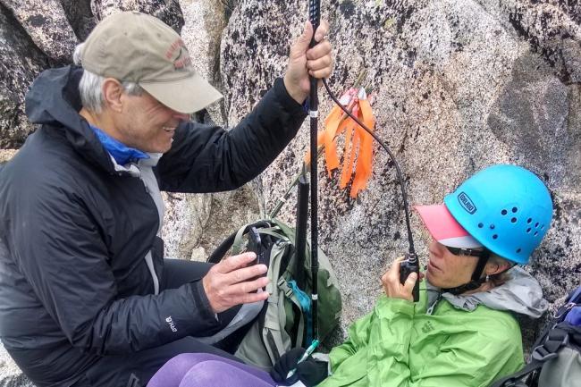 Making contacts on the summit