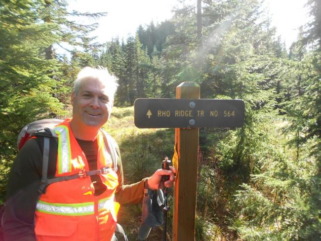 Second Trailhead - with sign