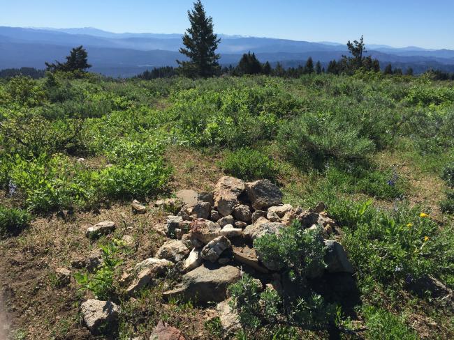 Summit Rock pile