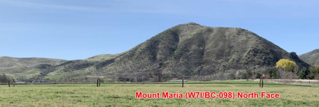 Mount Maria for the north