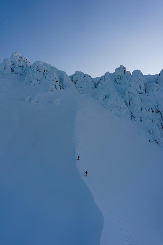 Climbers on Hogsback