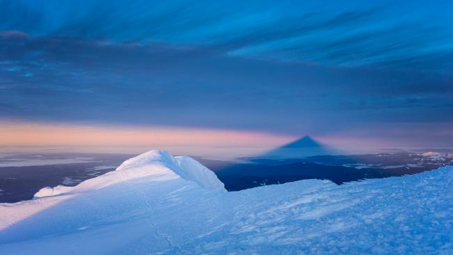 Shadow of Mt Hood