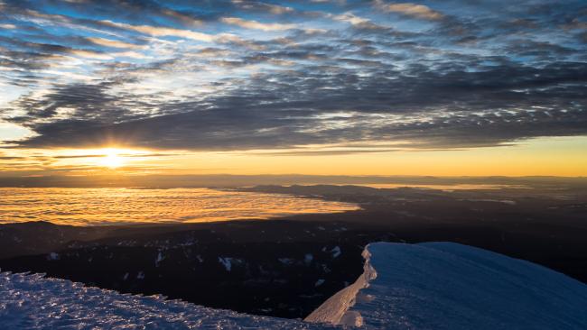 Sunrise from Mt Hood