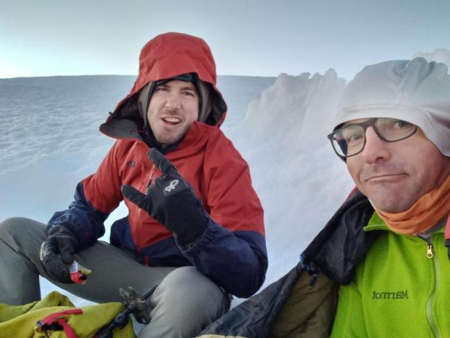 Snacking at the false summit