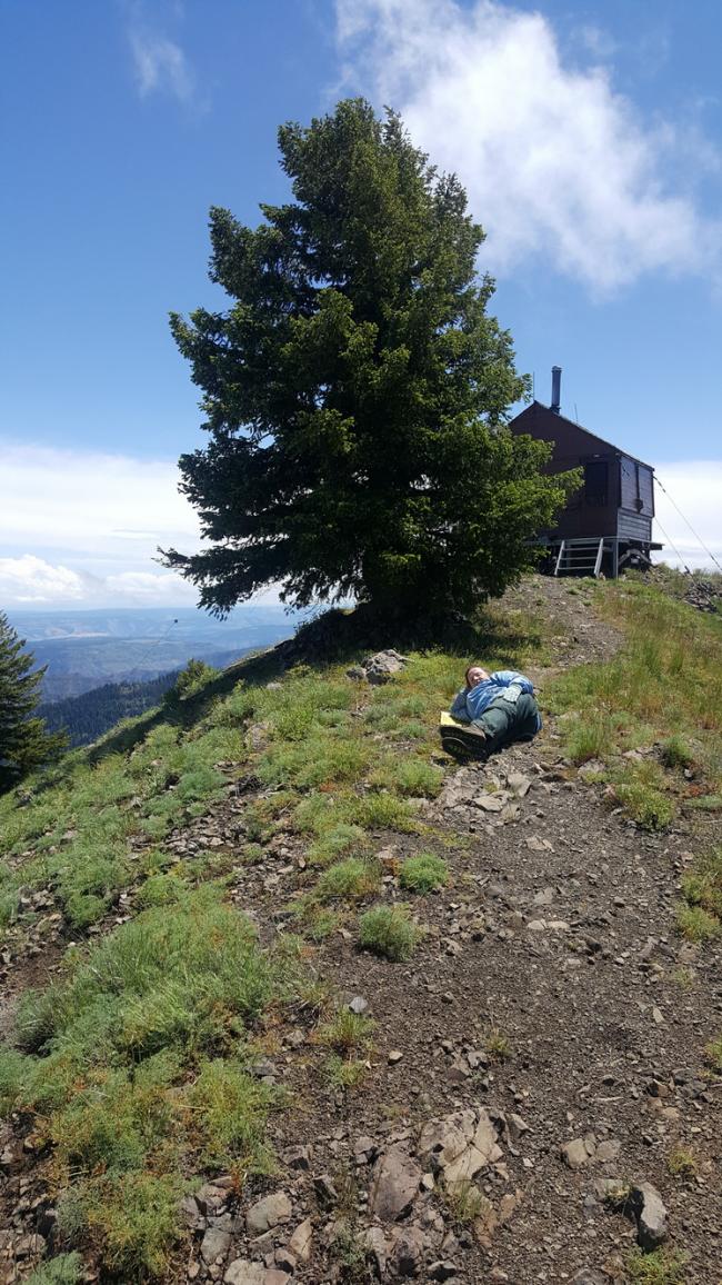 Oregon Butte peak