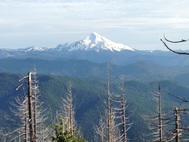 Nice views on the way up to the summit