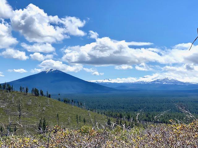 Views of Black Butte and North Sister from the Summit