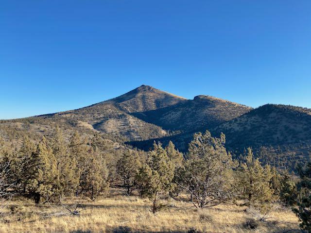 View of Gray Butte from the trail