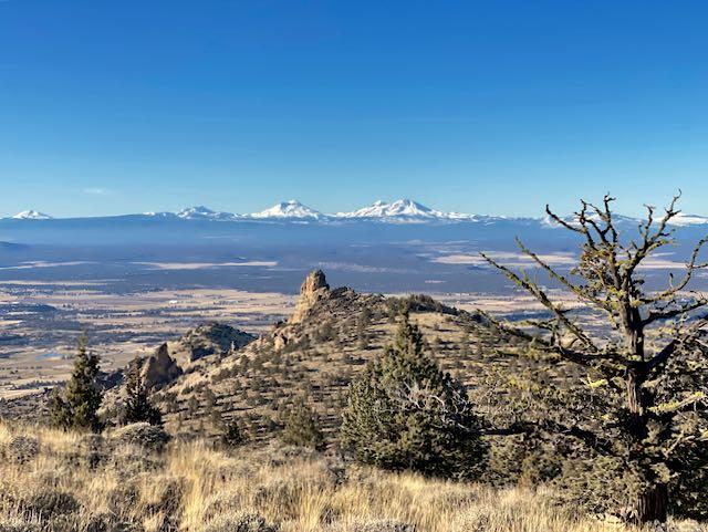 View looking west from summit