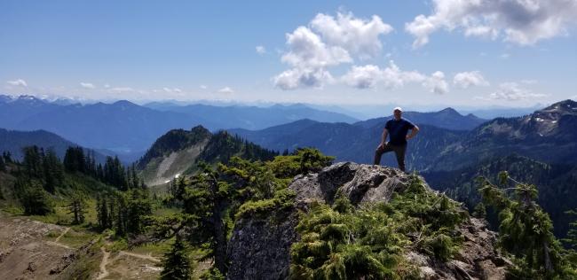 Looking S/SE from lookout