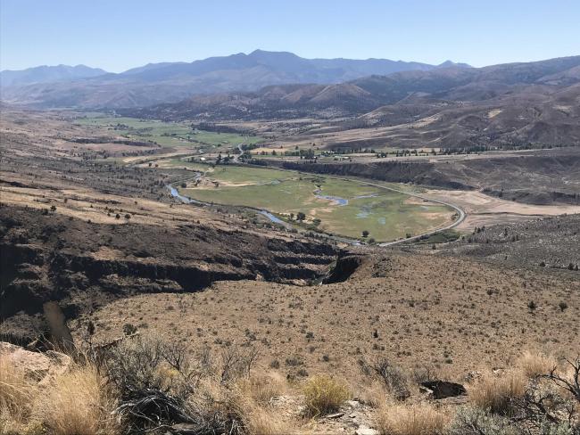 Picture point looking towards Daville