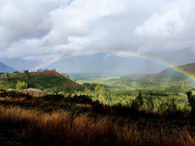 Nice view on the way to Dow Mtn.